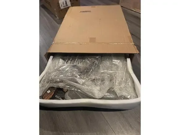 Rustic Wooden Rocking Chair - Open Box - Picture 3 of 3